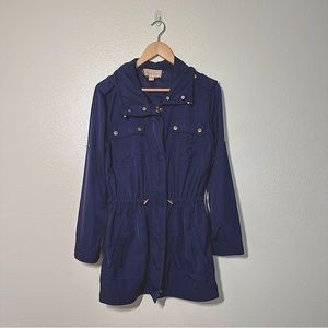 Michael Kors Zip and Button Up Lightweight Jacket